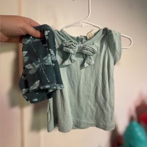 Kate Quinn Baby Outfit Set Bow Shirt Dragonfly Shirt Bamboo 3-6 Months